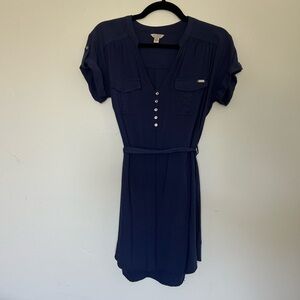 Guess T-Shirt dress navy blue